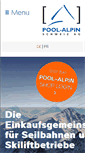 Mobile Screenshot of pool-alpin.ch